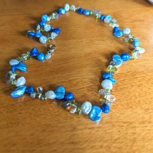 Honora Cultured Keshi and Pearl Gemstone Necklace